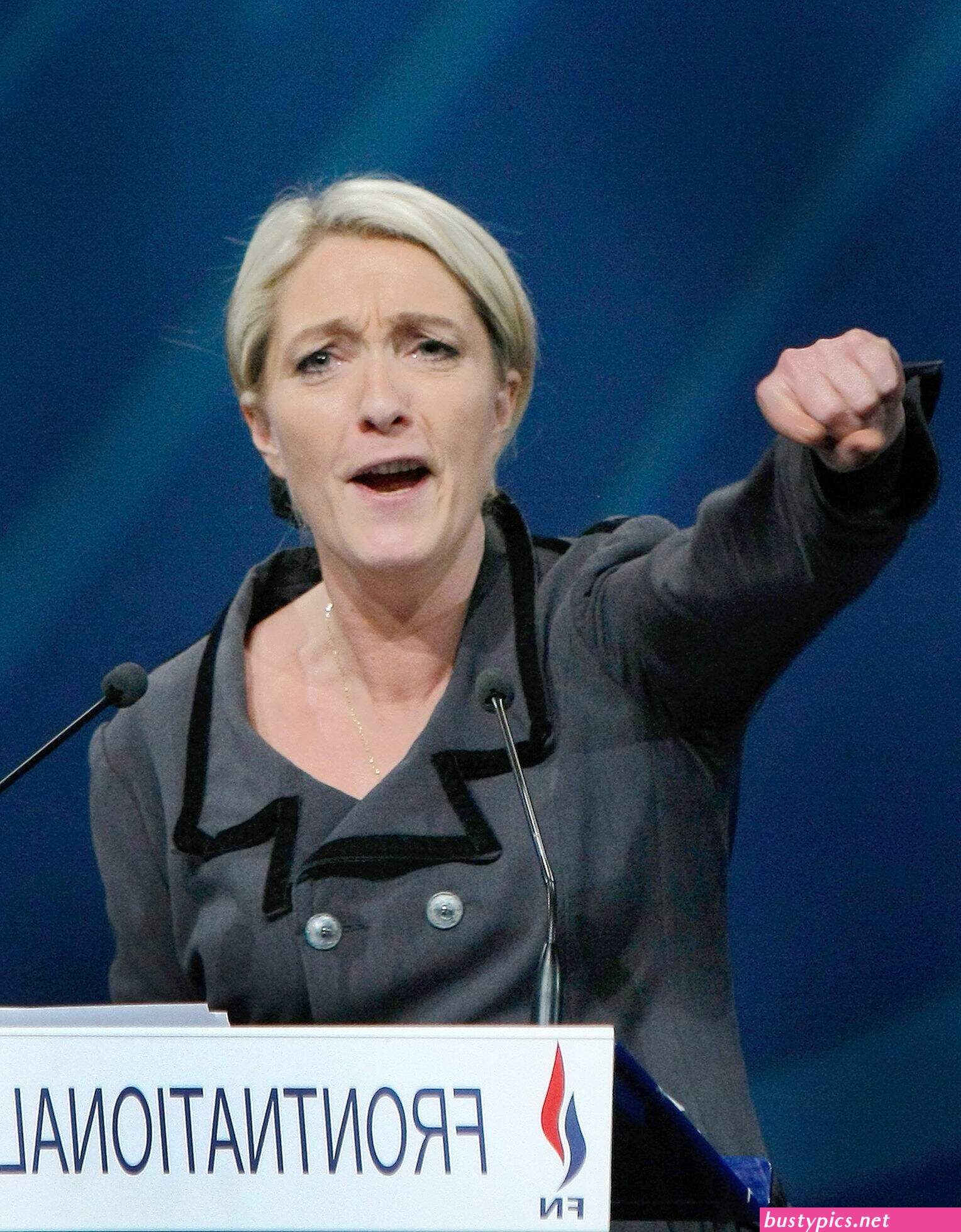 marine le pen nude