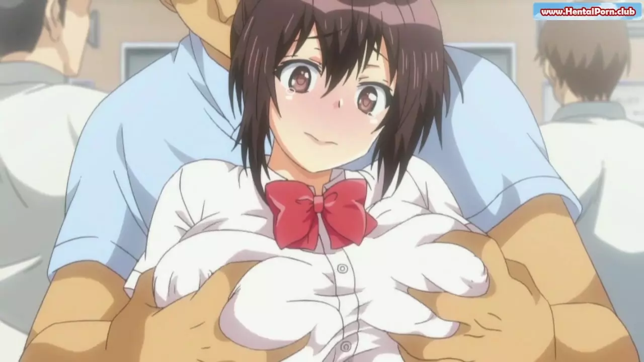 anime hentai big tits grope