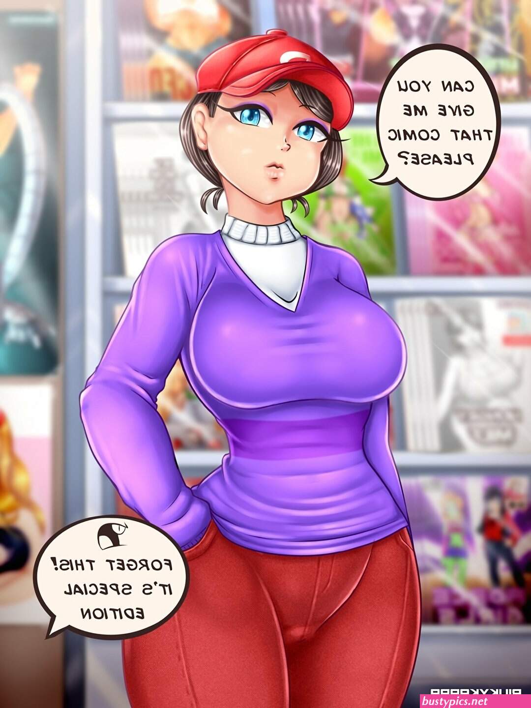 comic spandex mom bondage
