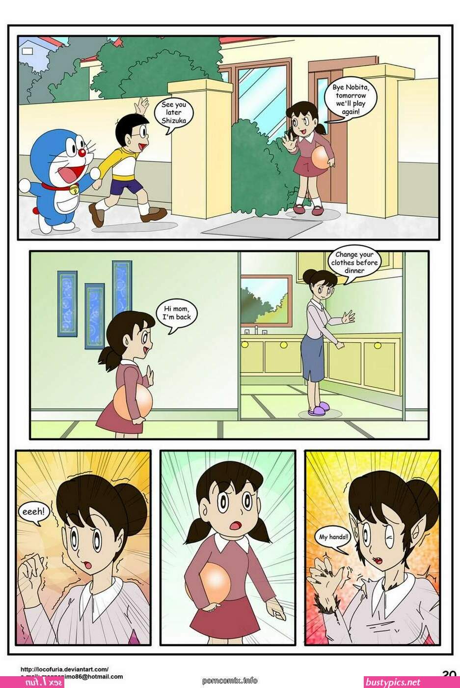 sizuka and nobita fuck comics