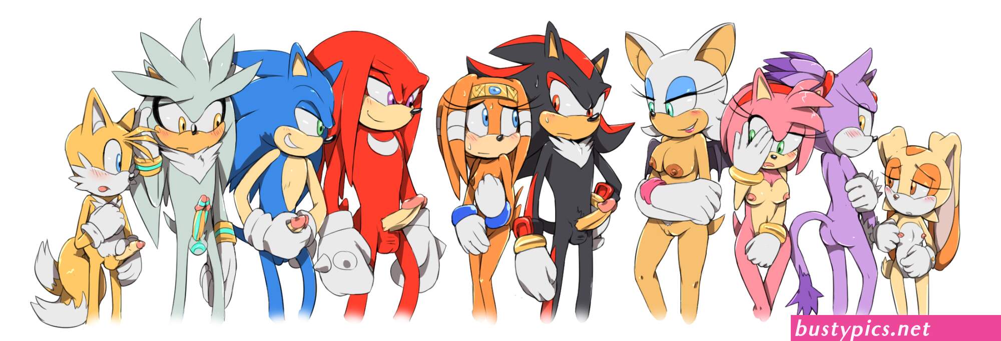 sonic and amy naked