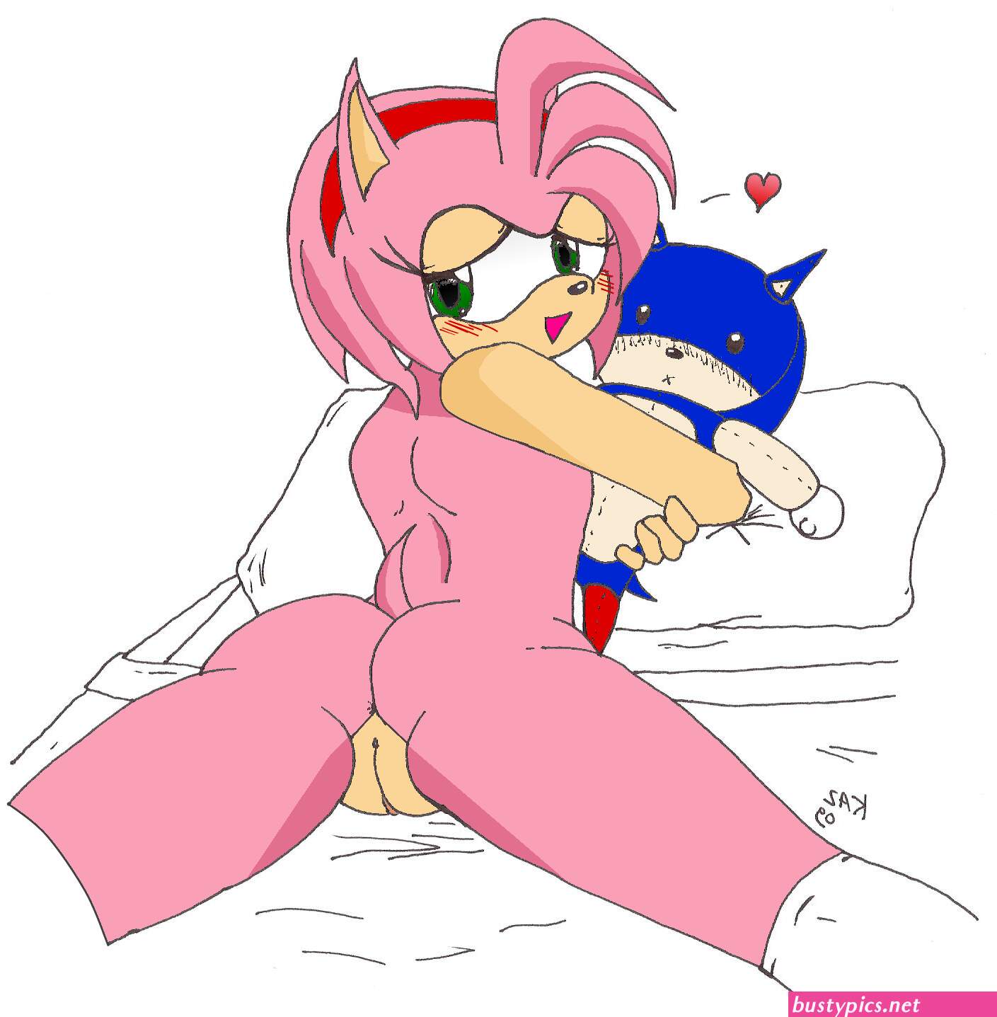 sonic and amy naked