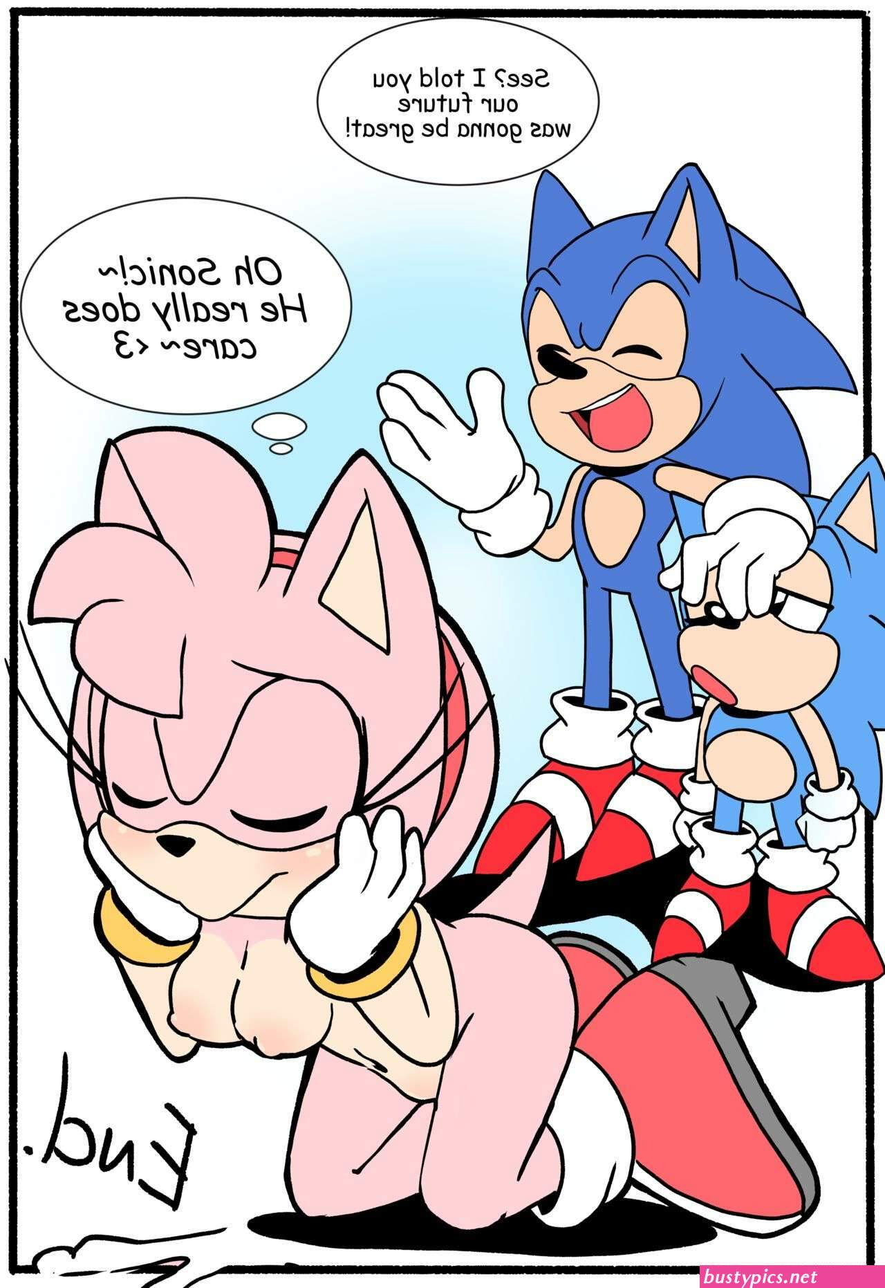 sonic and amy naked