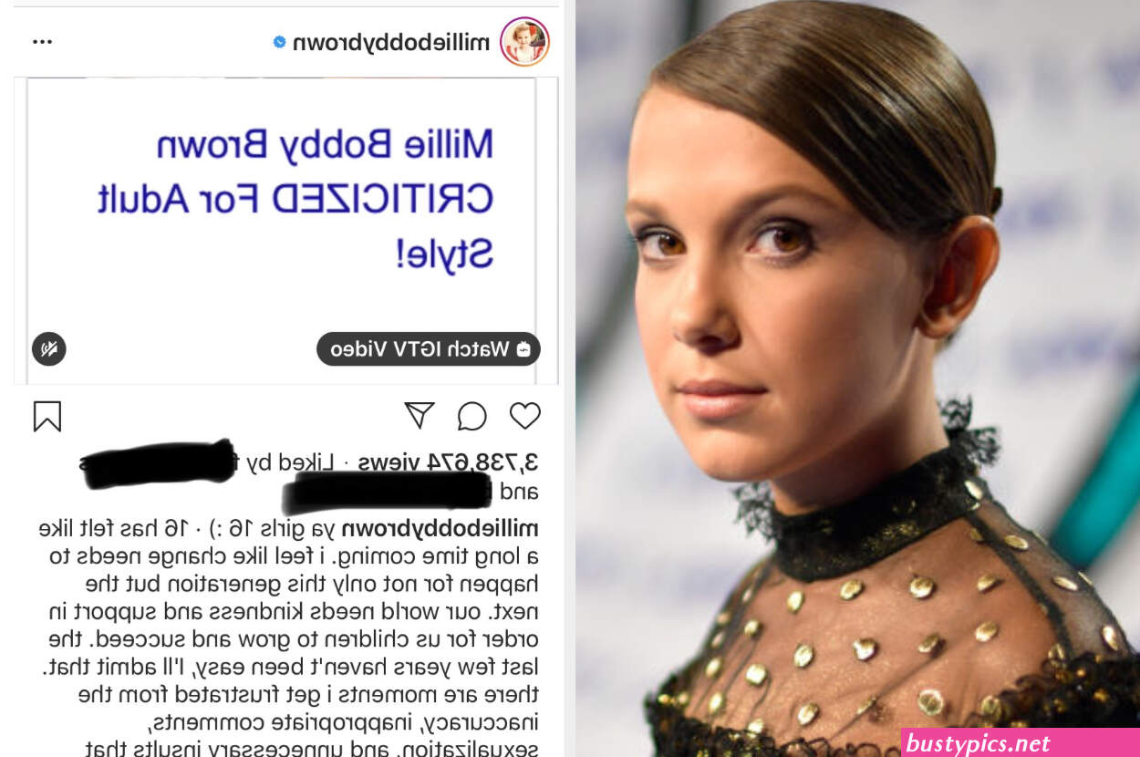 xxx photo of millie boby brown