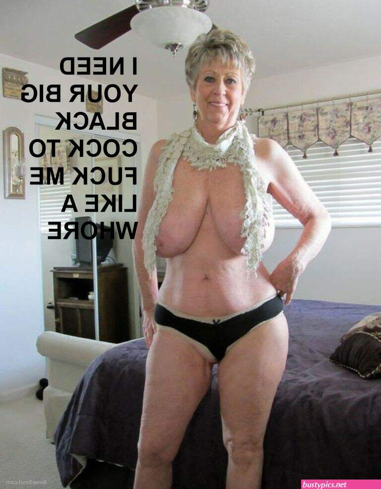 granny holding her boobs