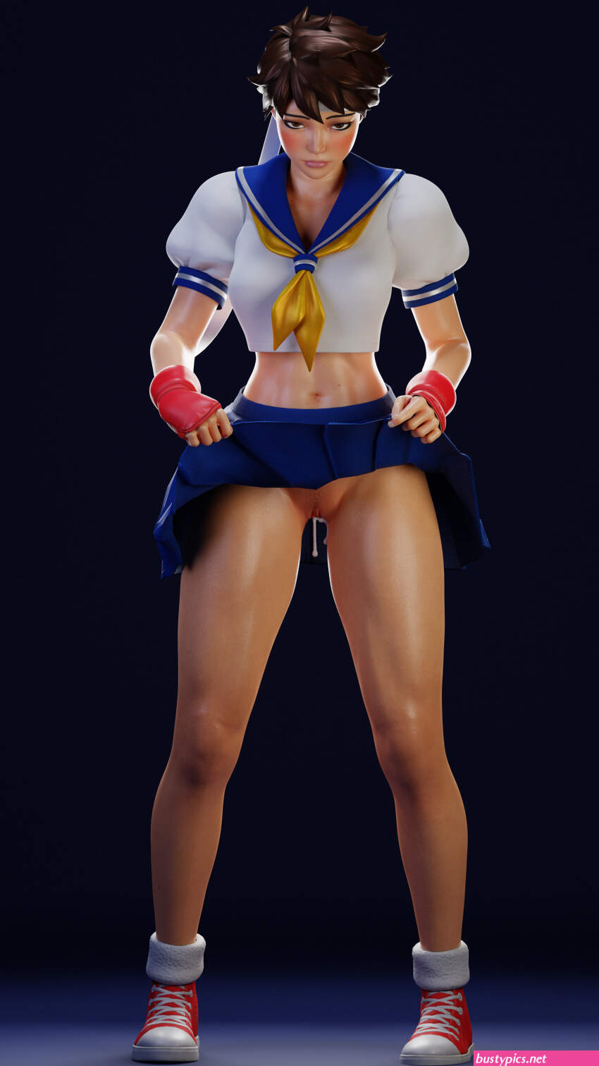 anime girl vagina naked solo