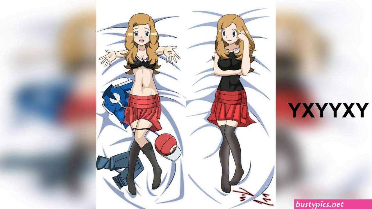 ash sucking serena s big boobs
