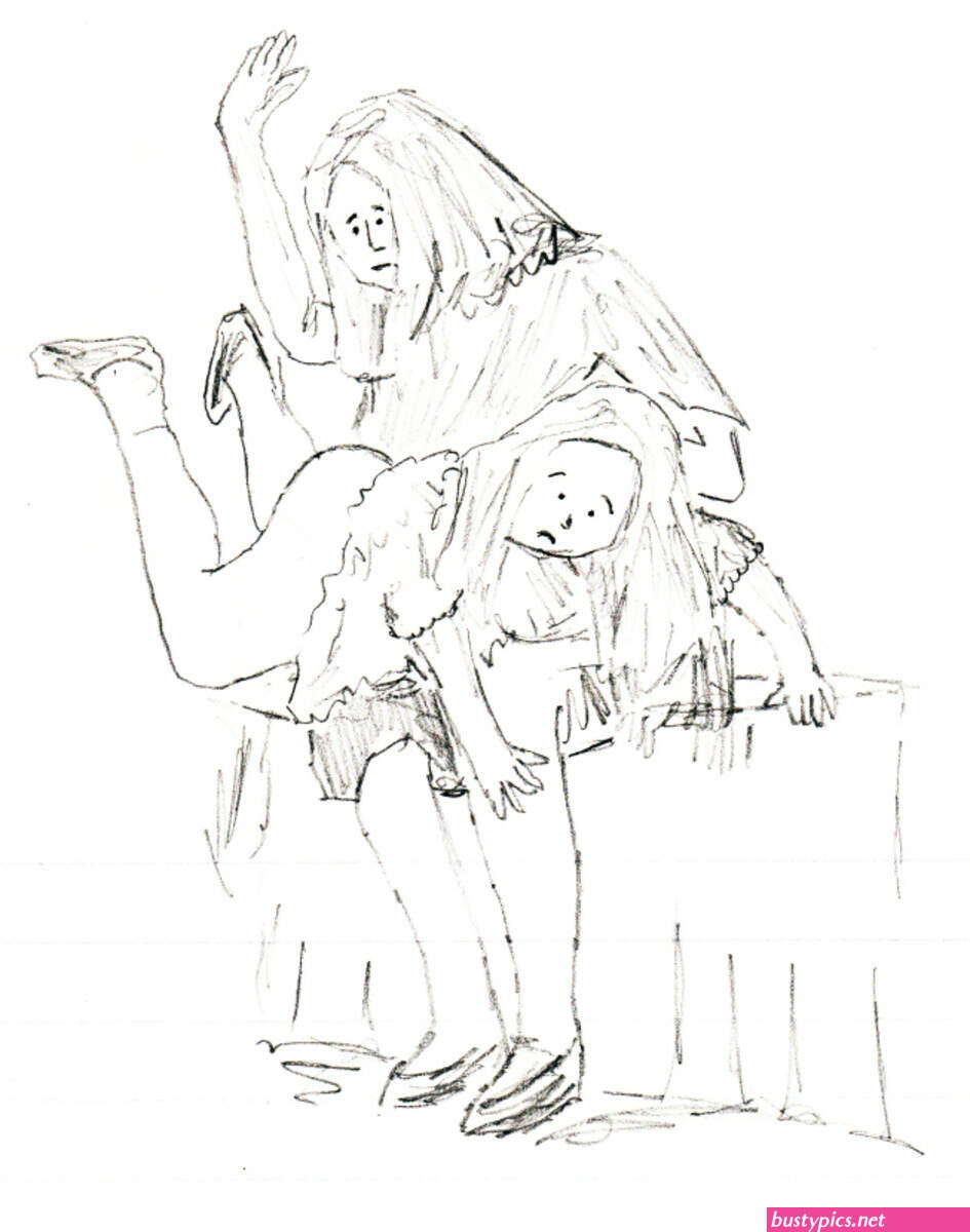 teens getting spanked drawings