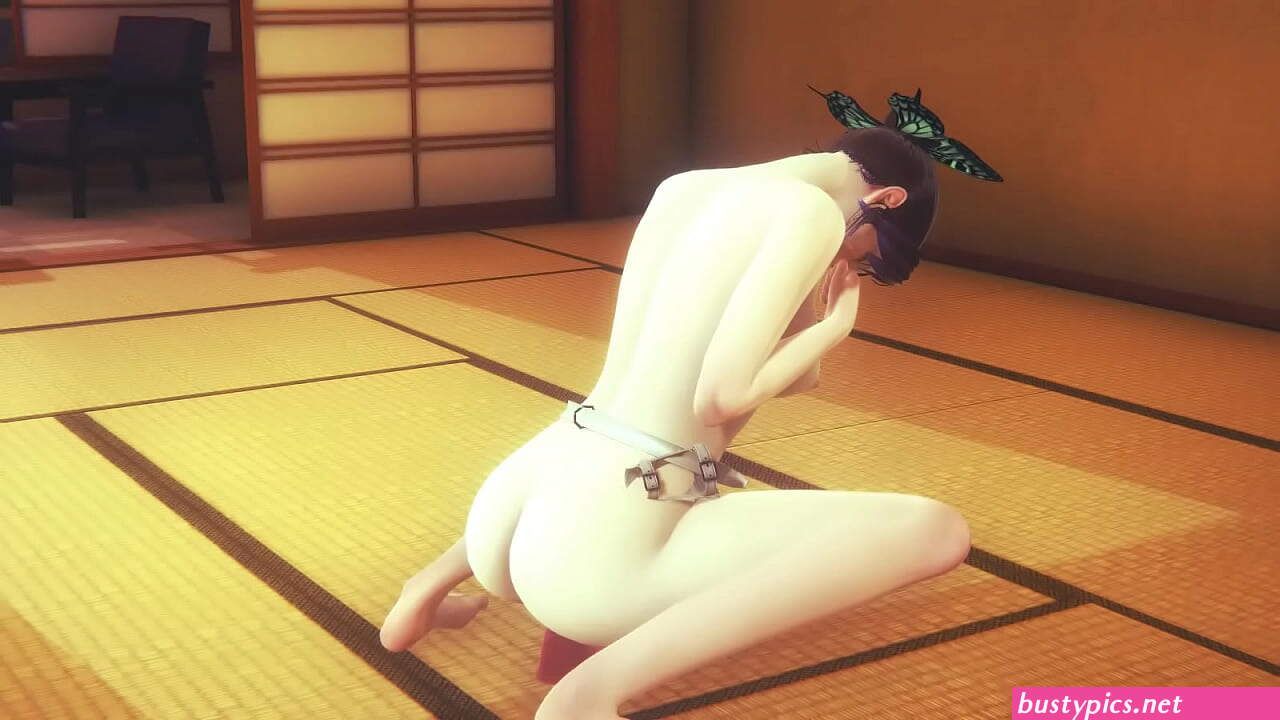 shinobu shows off her tits