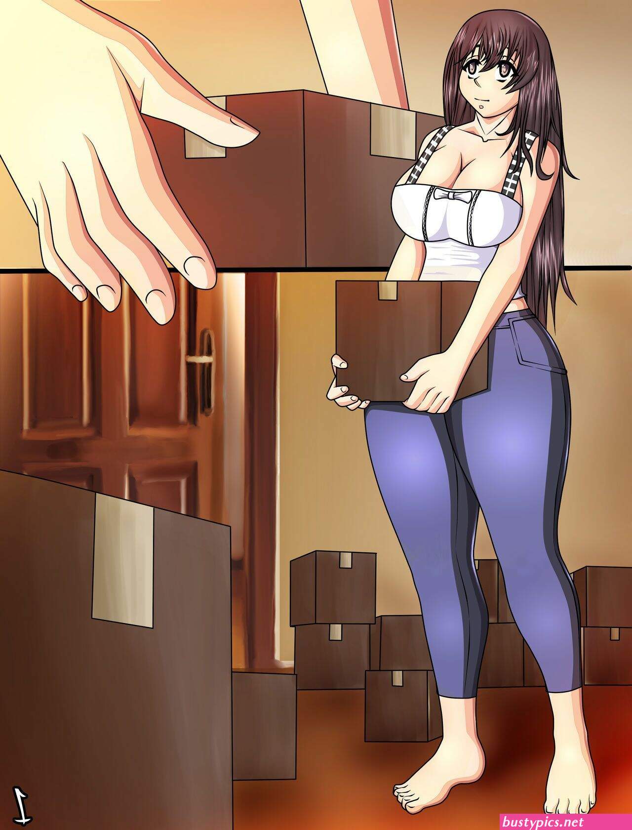 hot anime tits comic