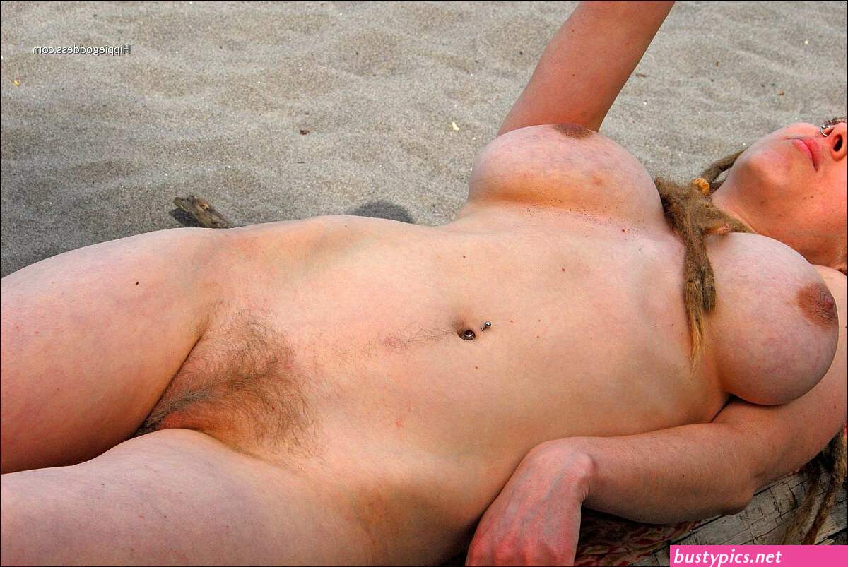 topless beach busty natural
