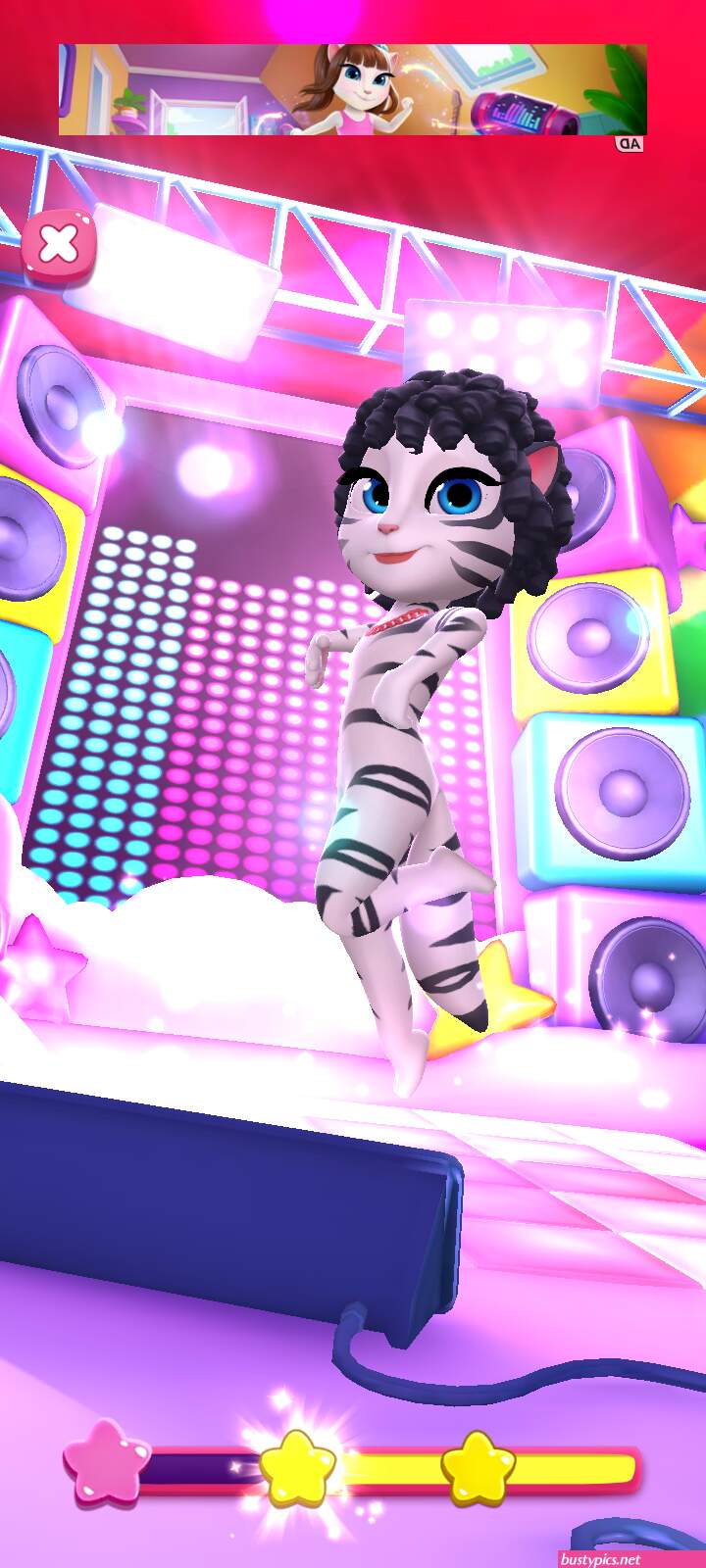 nude my talking angela