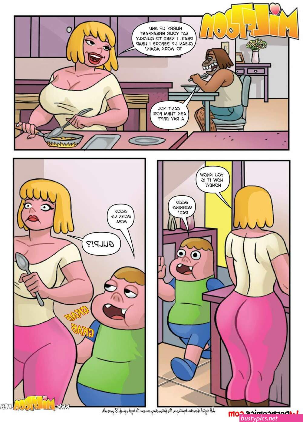 mom and son porn toon