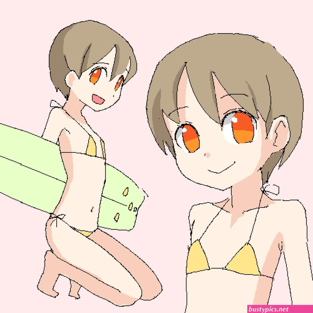 flat chasted girl hentai sexy