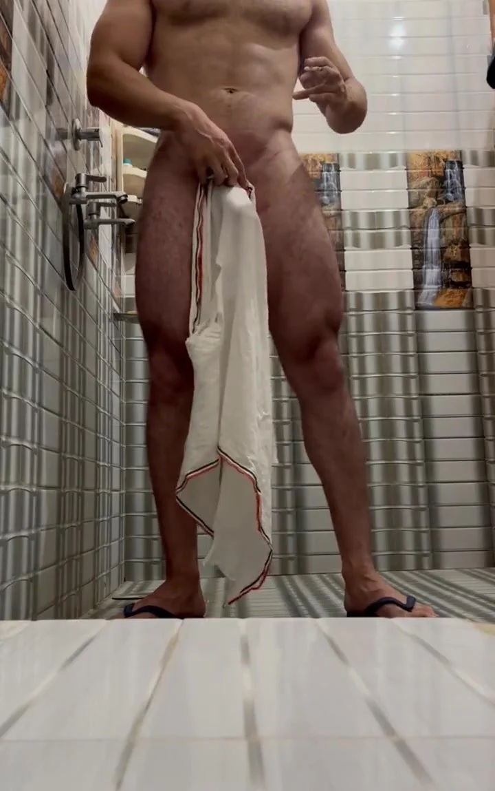 big buff guy naked