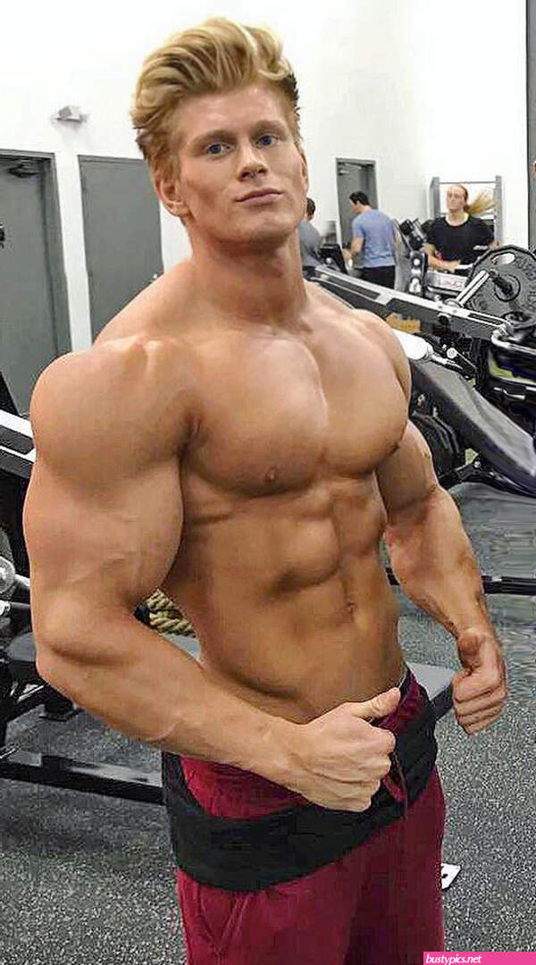 big buff guy naked