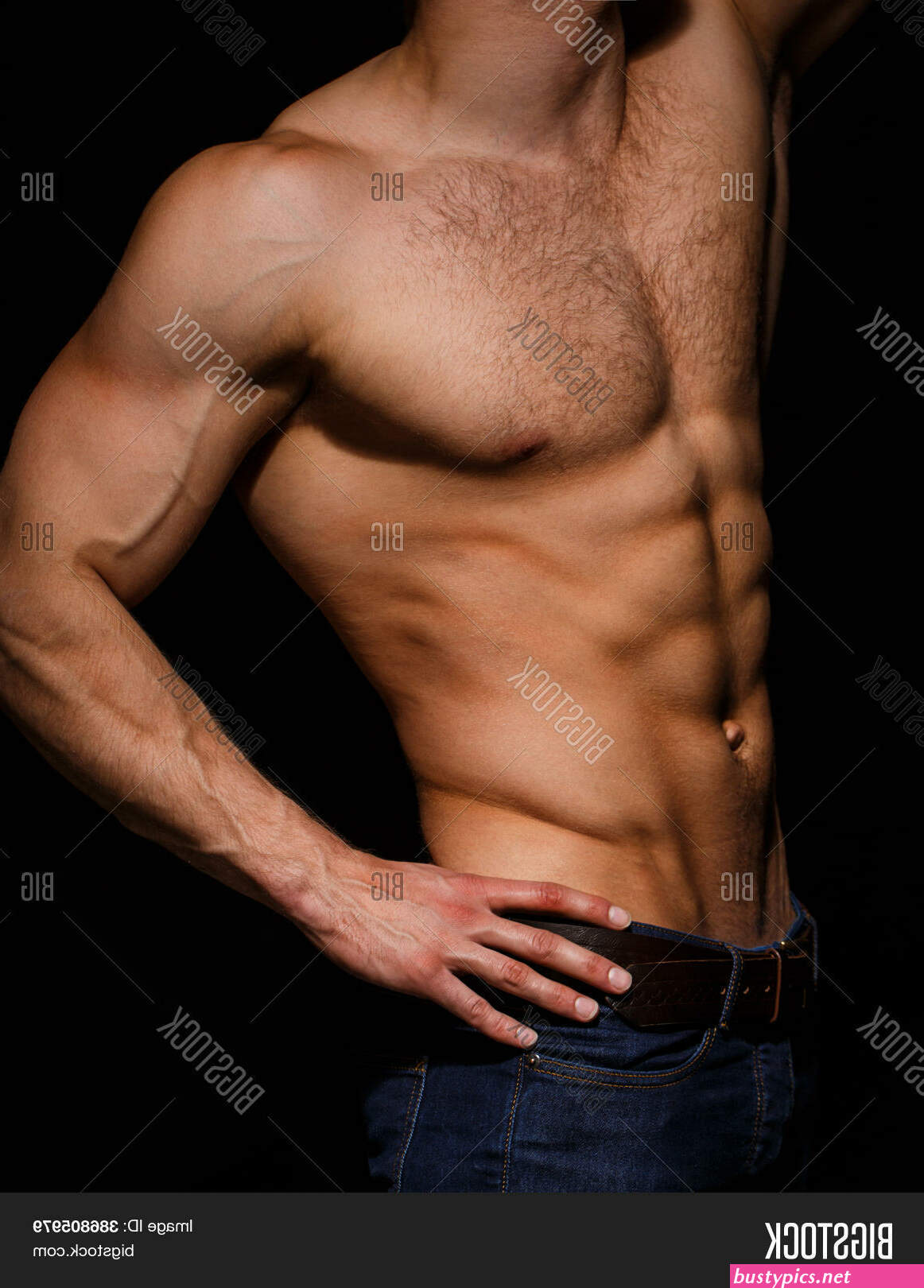 big buff guy naked