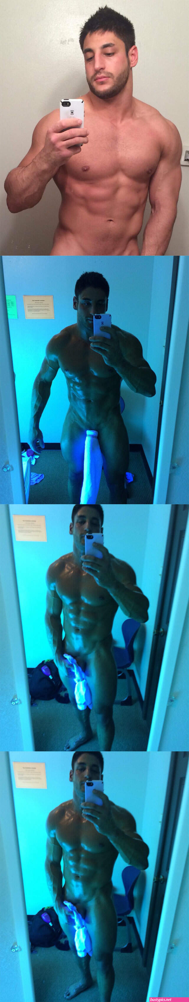 big buff guy naked