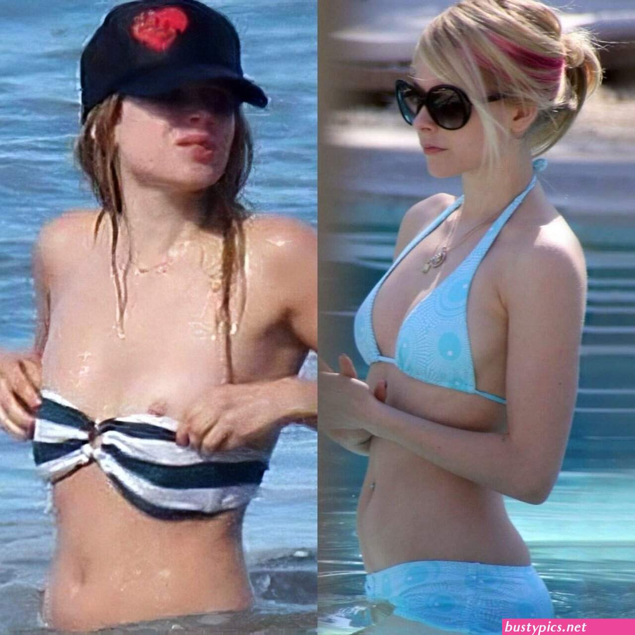 avril lavigne nipple slip