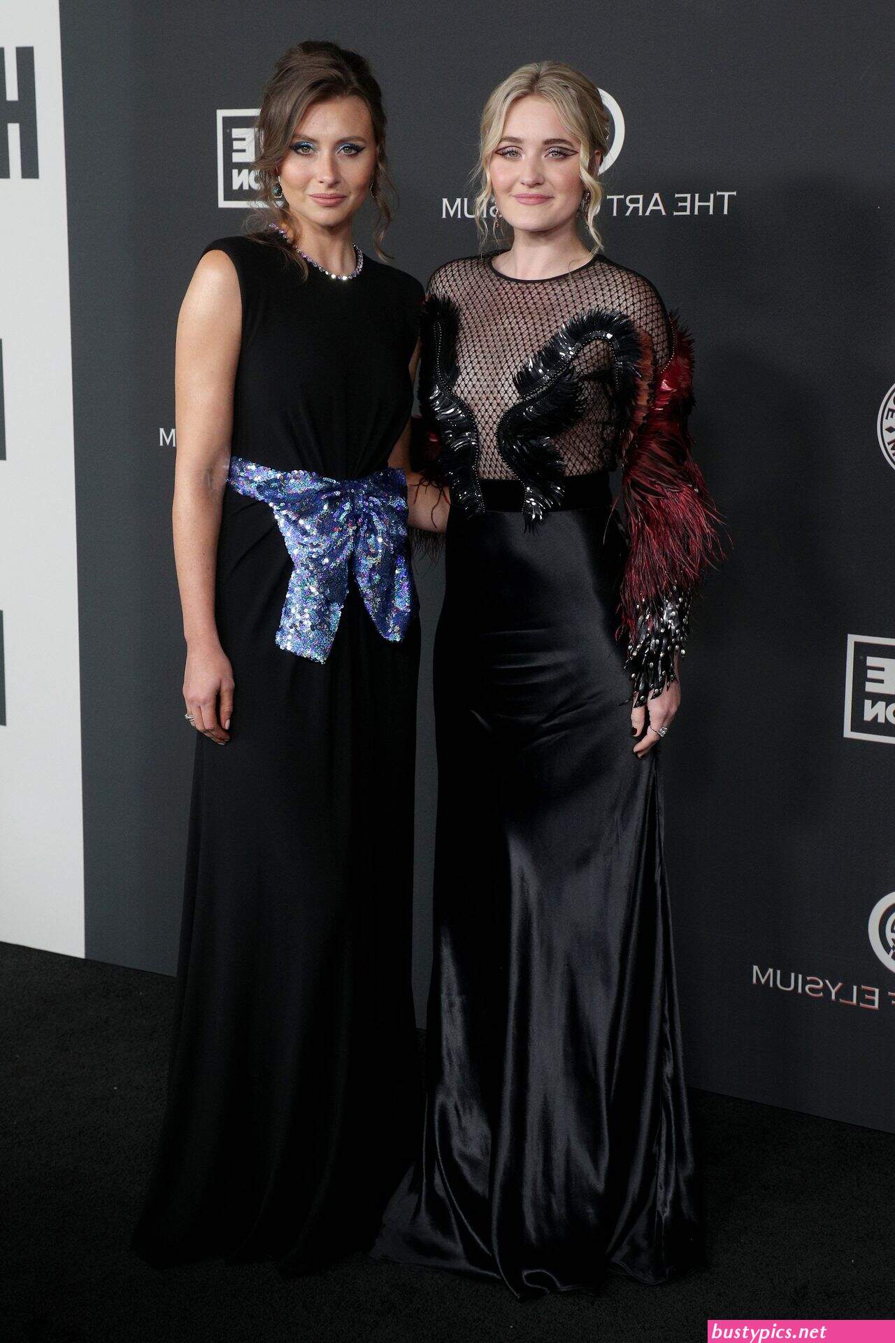 aj michalka shows her tits at the art of elysiums event