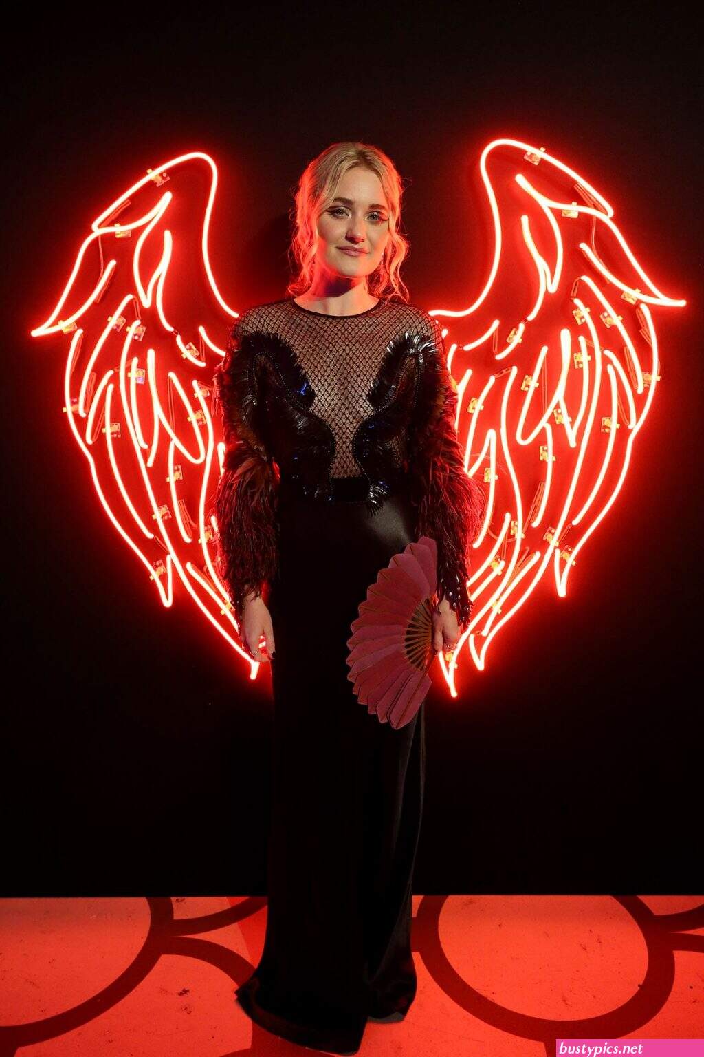 aj michalka shows her tits at the art of elysiums event