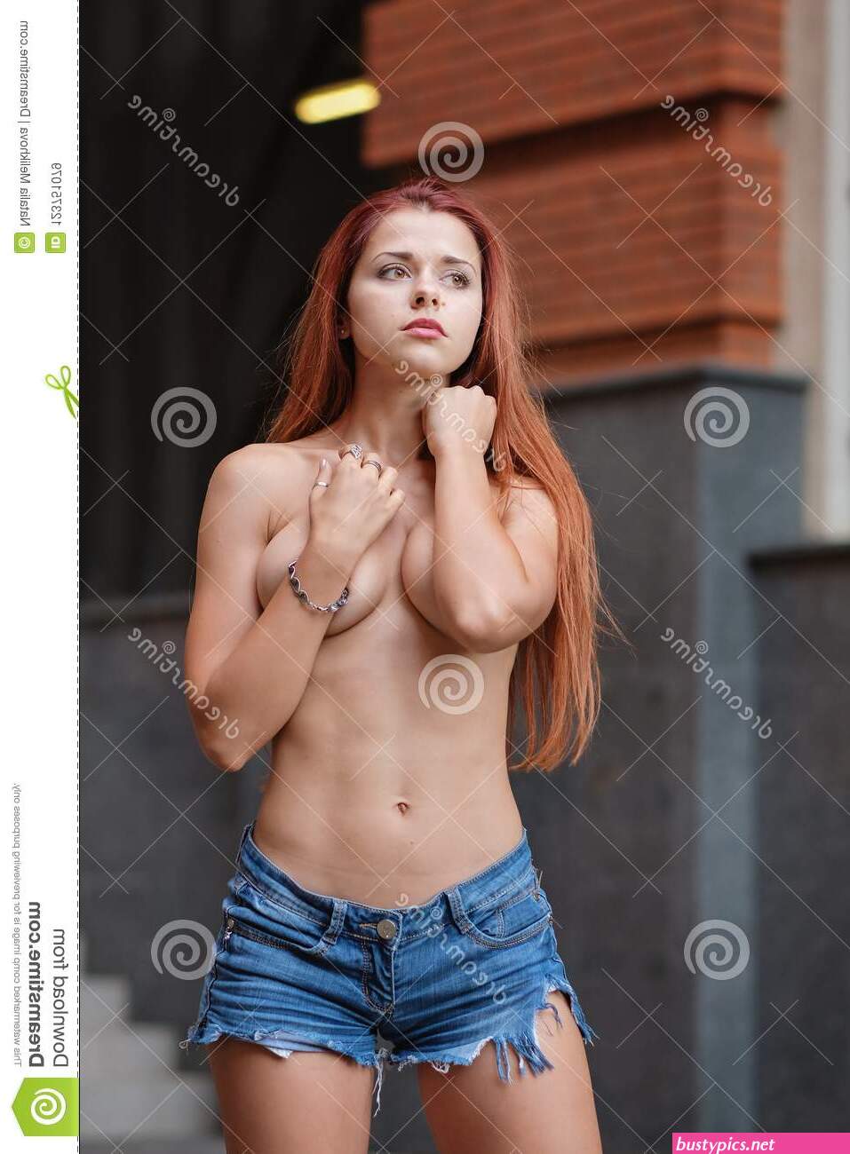 hot half nude image