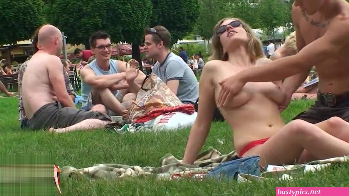 naked at public