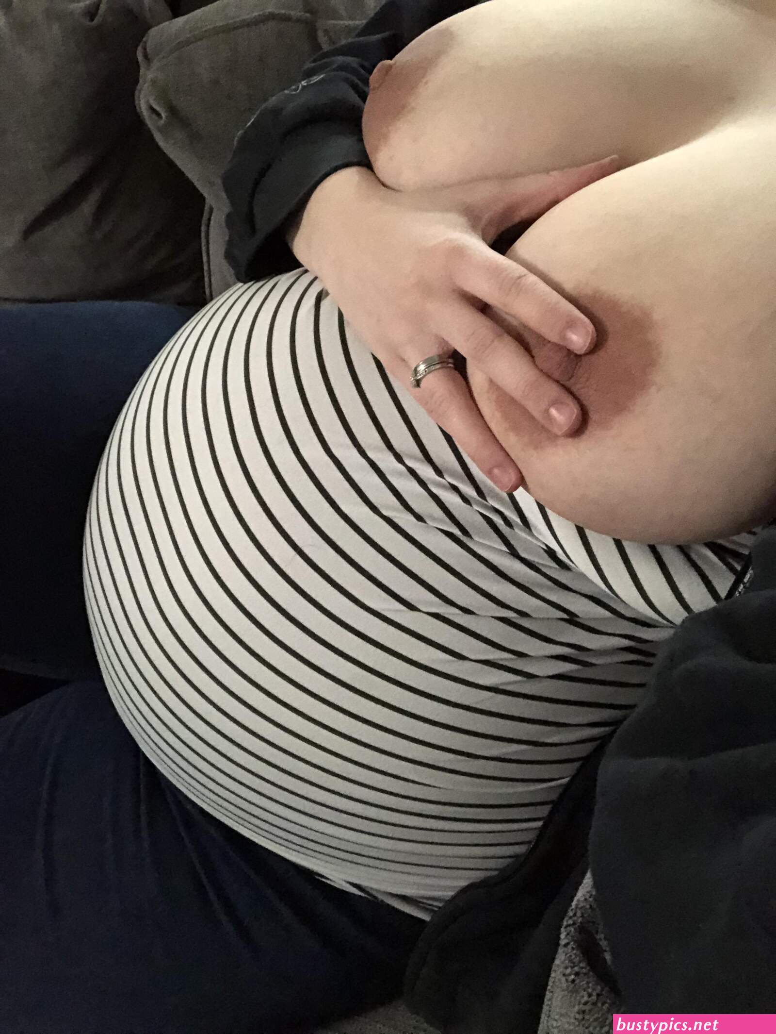 pregnant tits