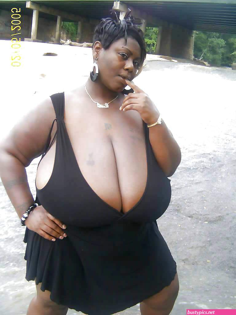 black huge boobs clothed
