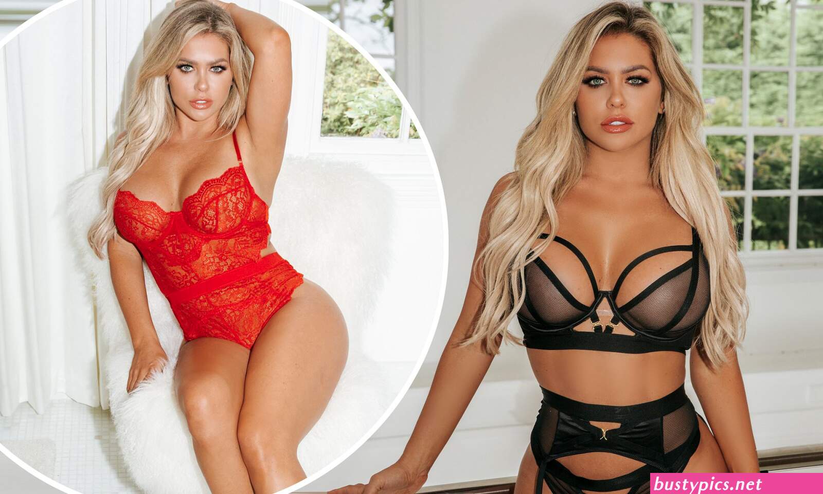 bianca gascoigne looks stunning as she poses in lingerie