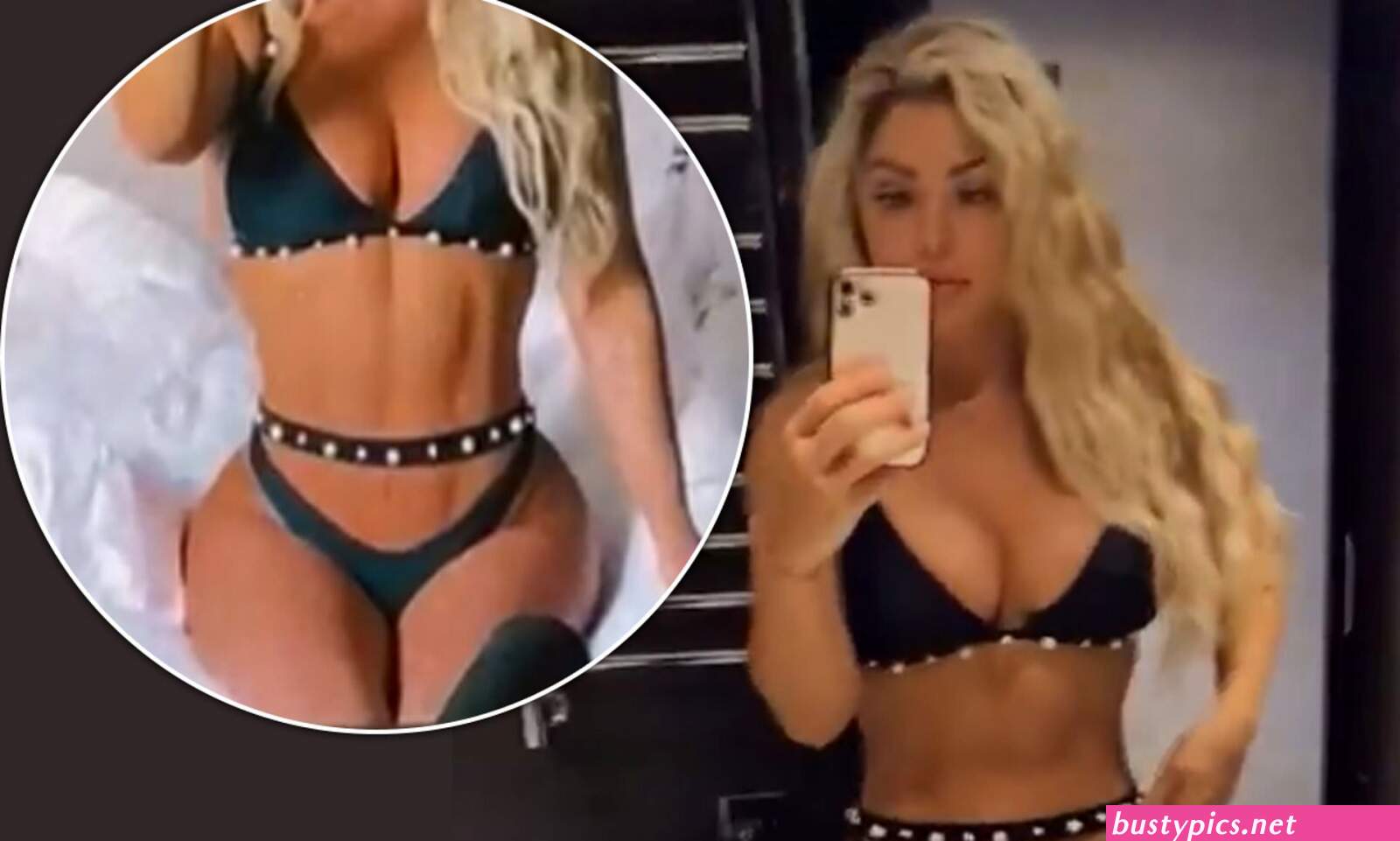 bianca gascoigne looks stunning as she poses in lingerie