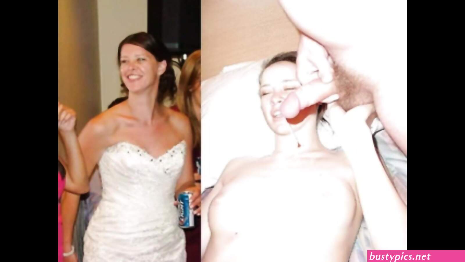 xxx bride dressed undressed