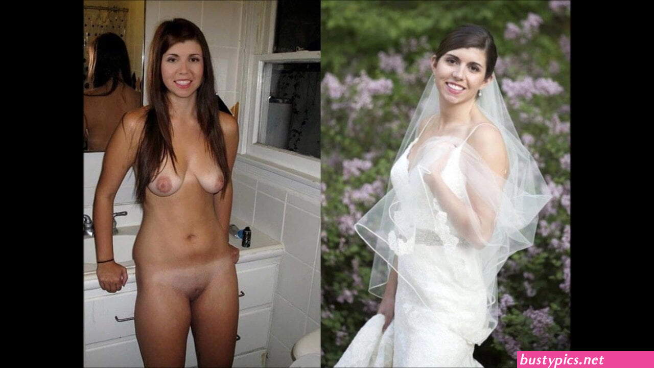 xxx bride dressed undressed