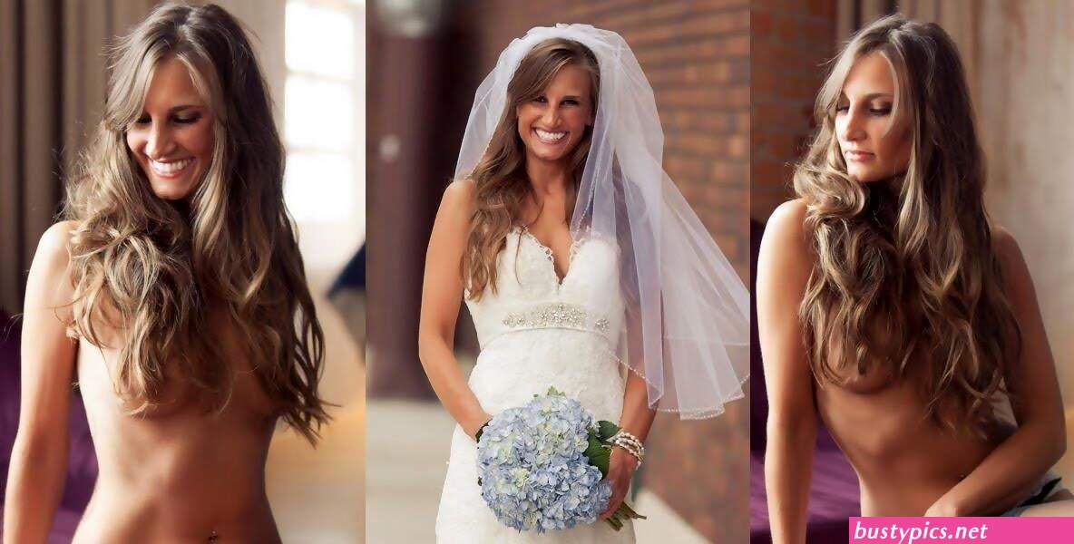 xxx bride dressed undressed