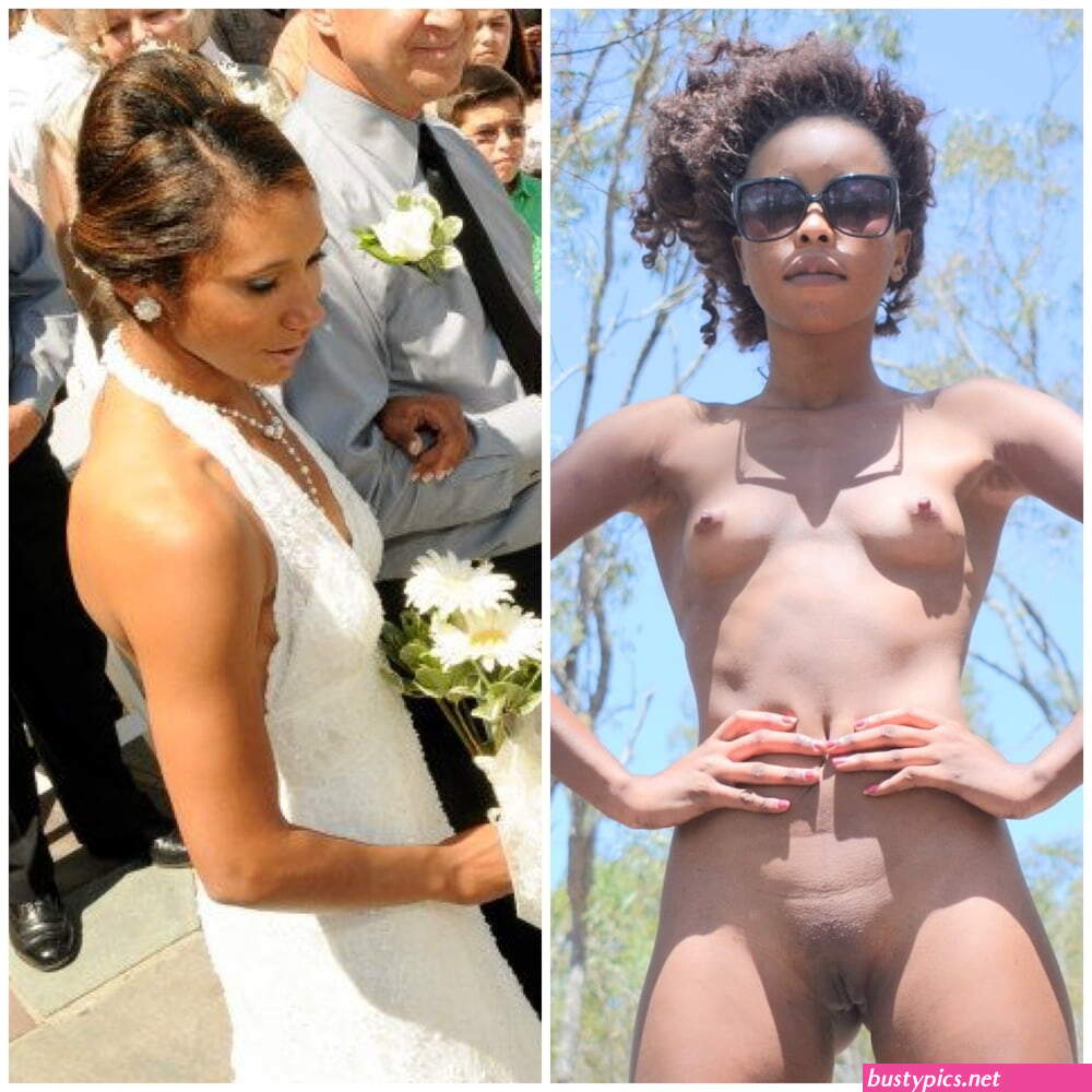 xxx bride dressed undressed