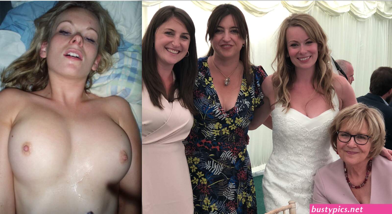 xxx bride dressed undressed