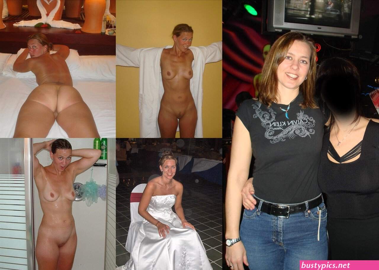 xxx bride dressed undressed