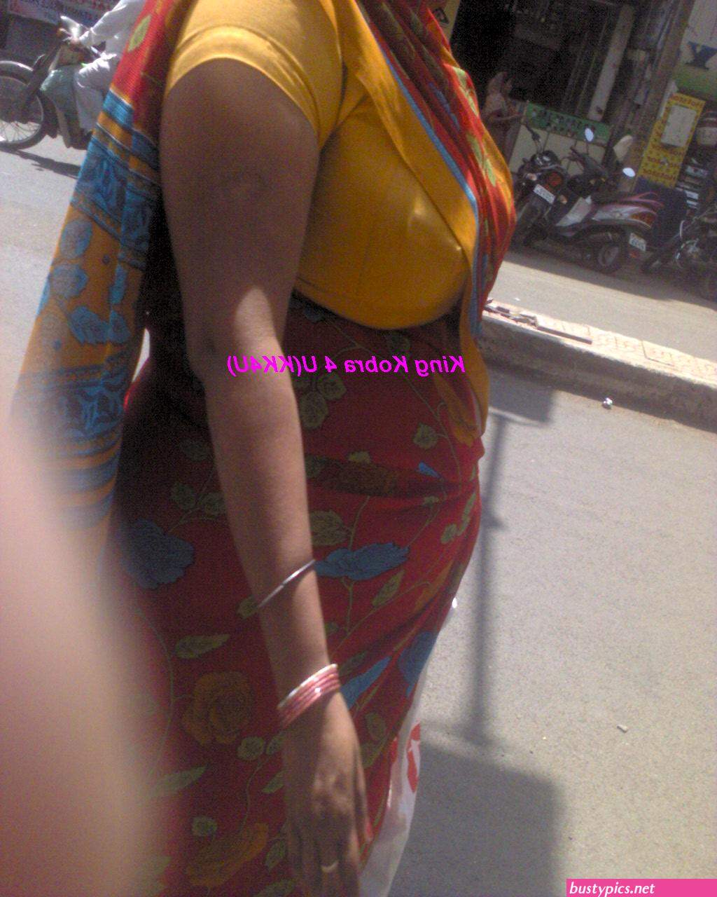 aunty sexy cleave sideboobs
