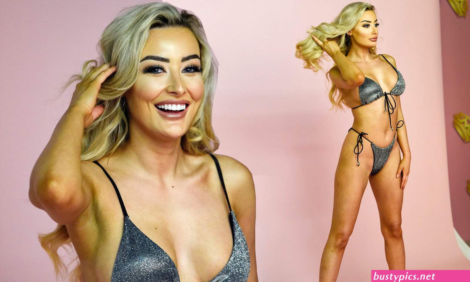 chloe crowhurst is seen during a new swimwear shoot