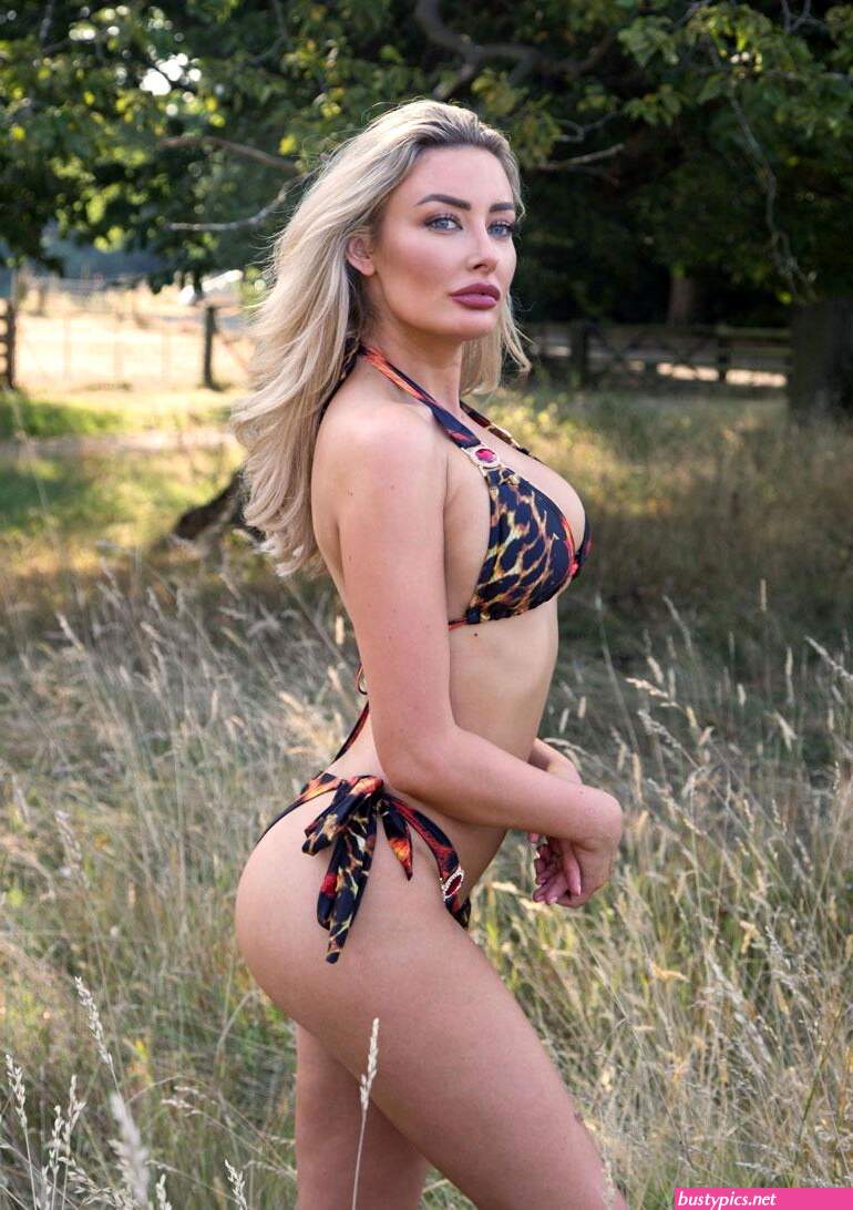 chloe crowhurst is seen during a new swimwear shoot
