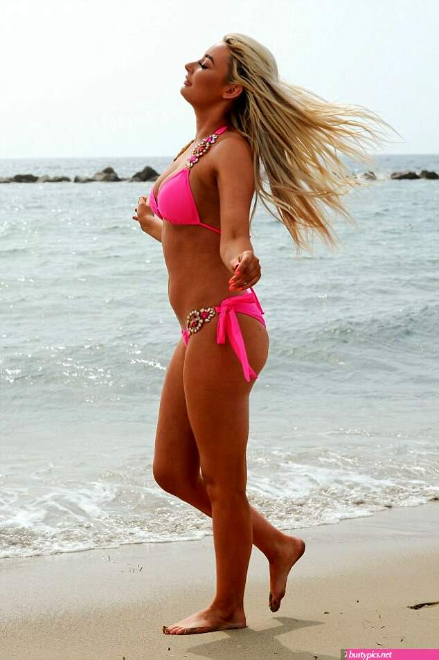 chloe crowhurst is seen during a new swimwear shoot