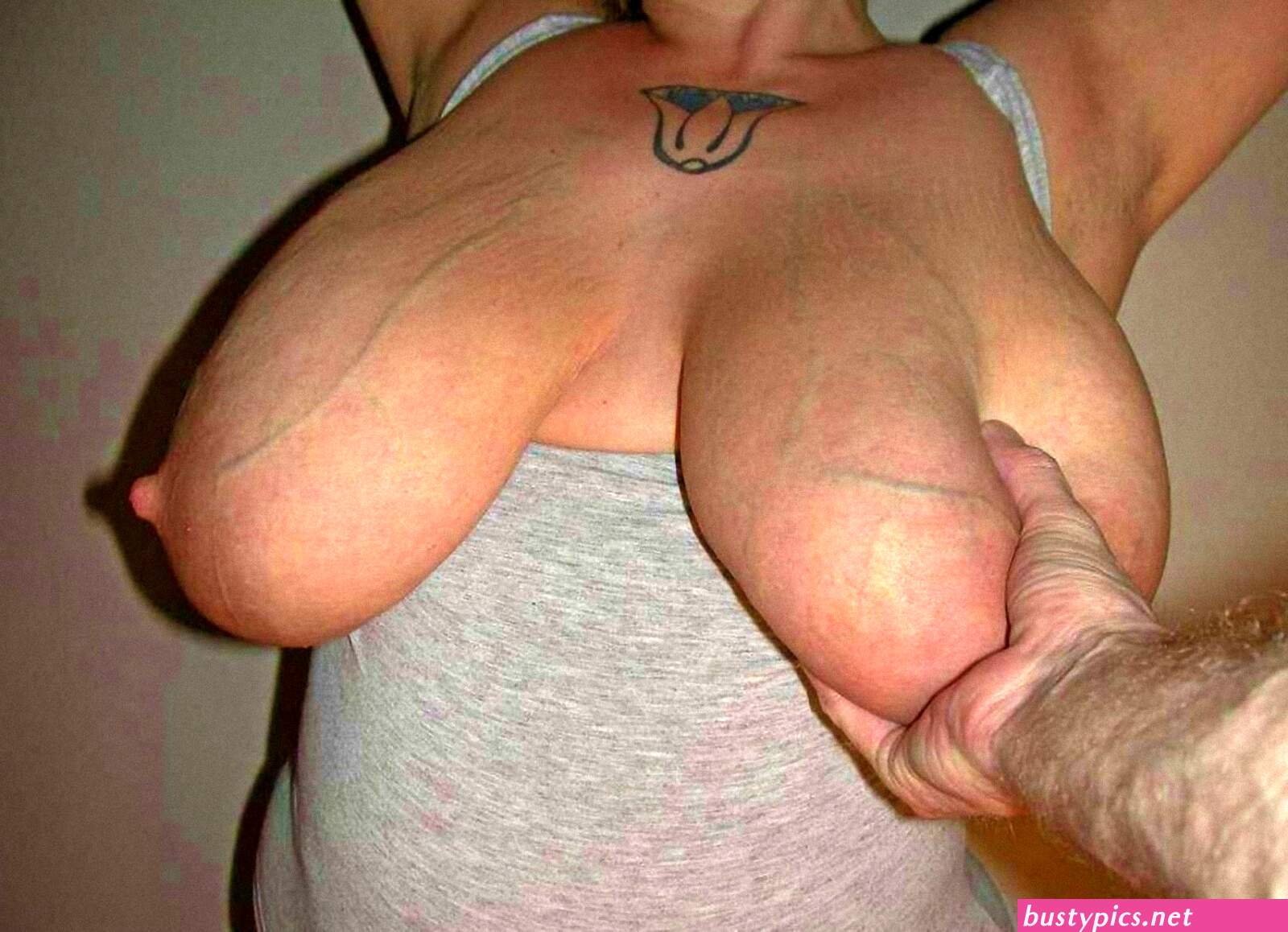 with veiny tits