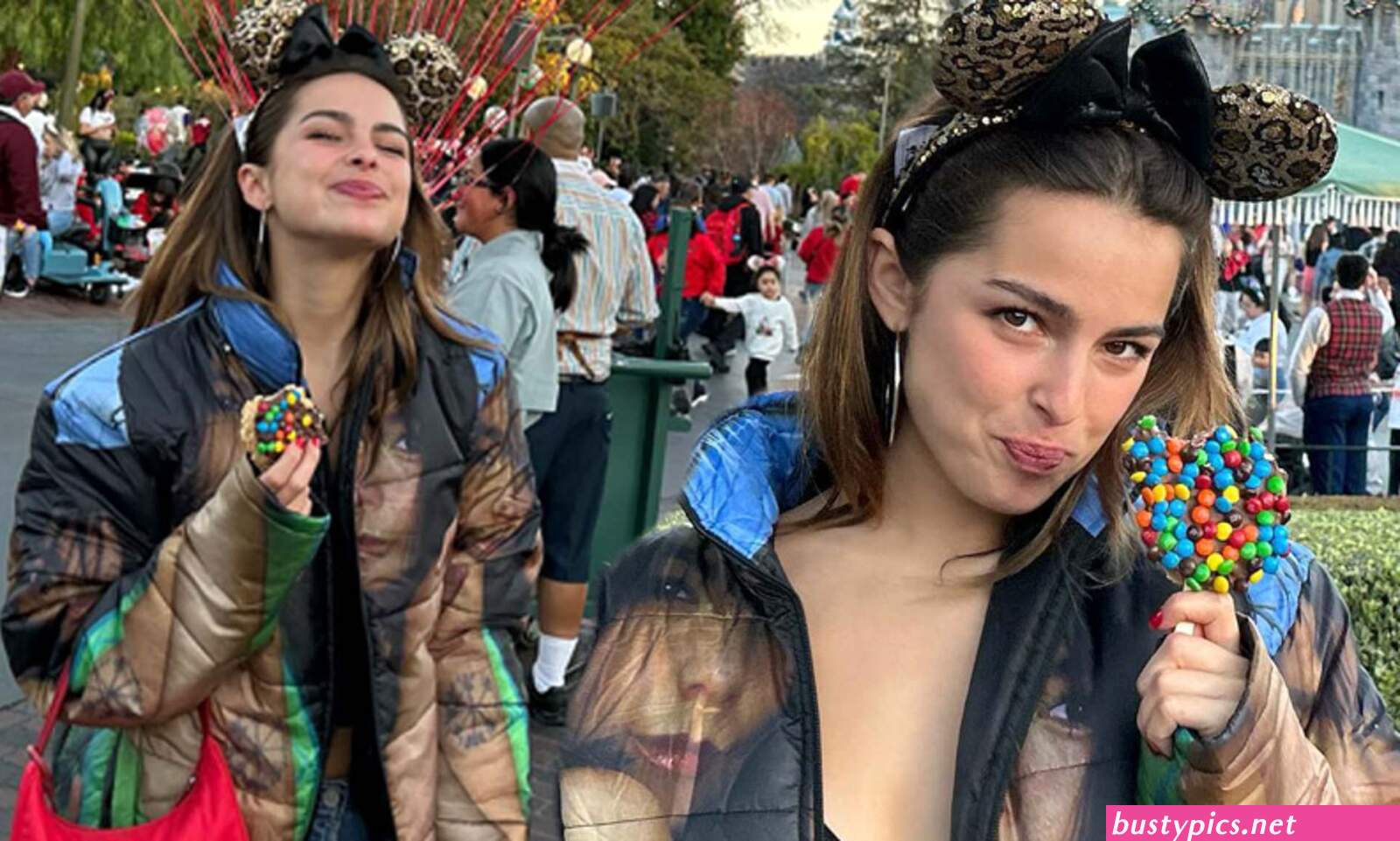 addison rae dons a leopard print outfit to pilates