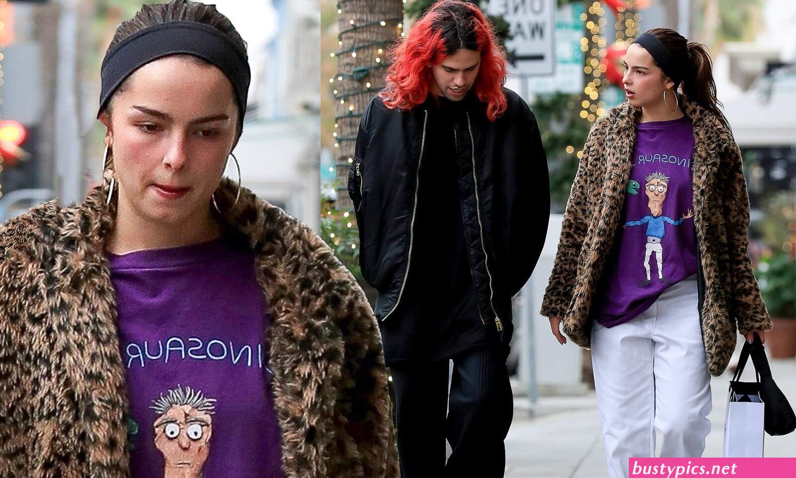 addison rae dons a leopard print outfit to pilates