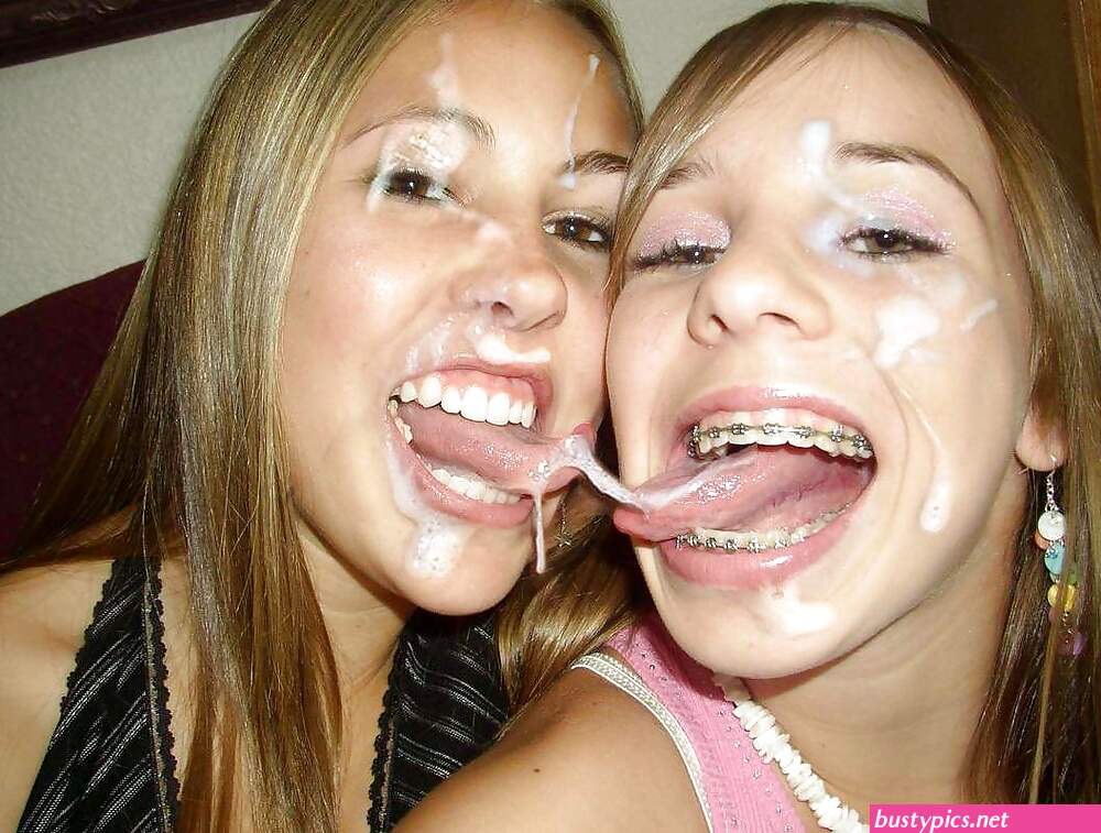 brace face cum pics