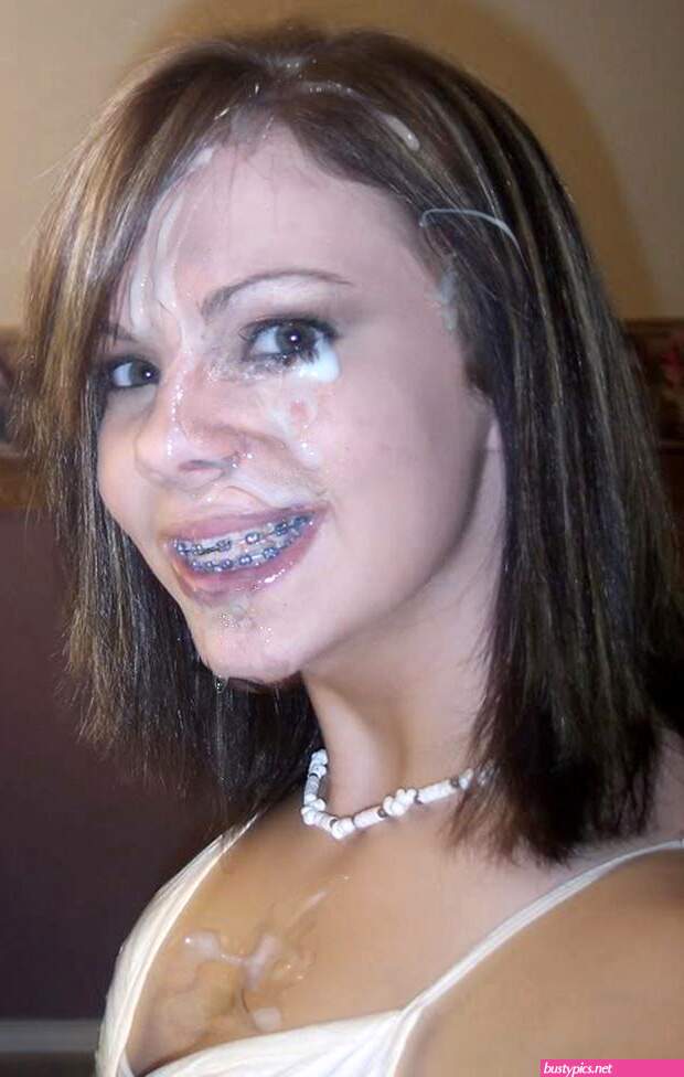brace face cum pics