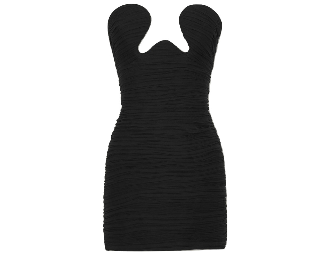 hailey bieber is seen wearing a little black dress