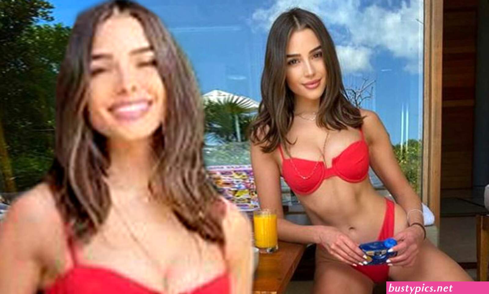 olivia culpo is seen rocking a boohoo bikini