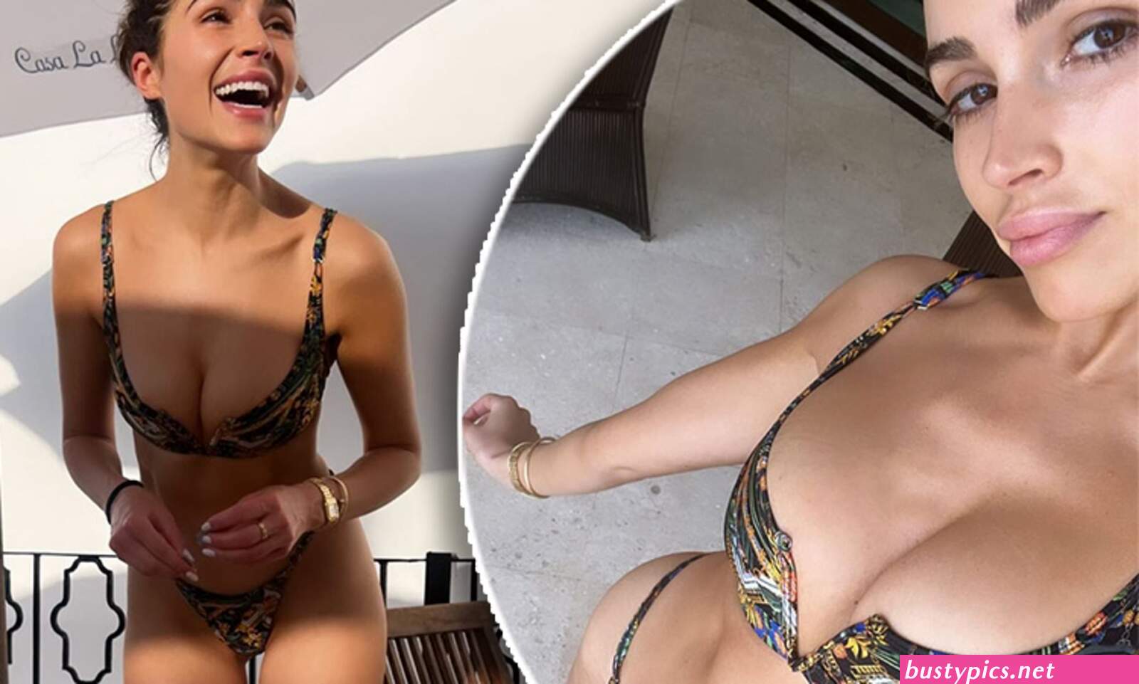 olivia culpo is seen rocking a boohoo bikini