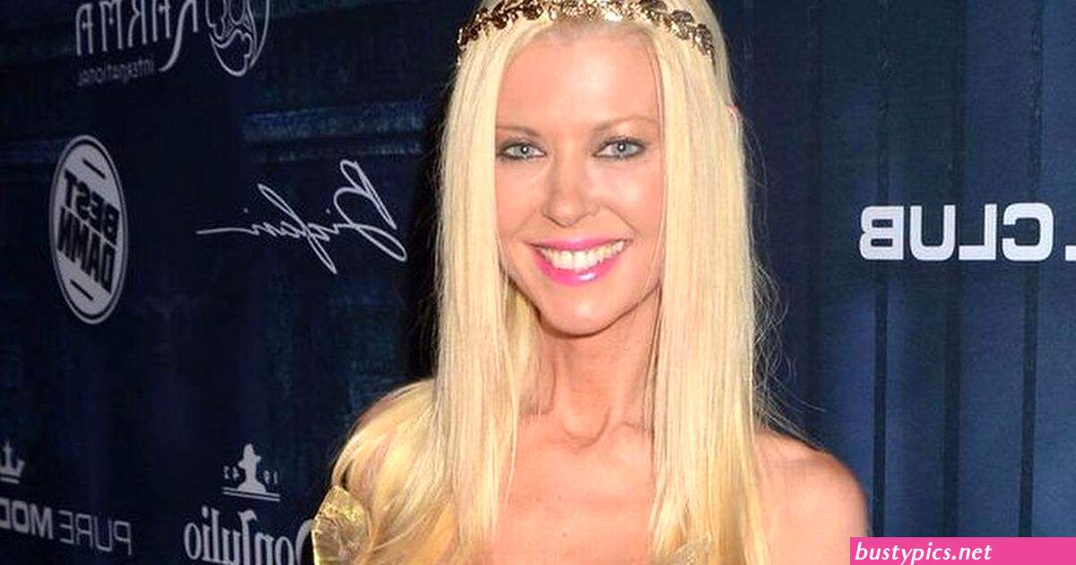 tara reid looks scary in a pink bikini